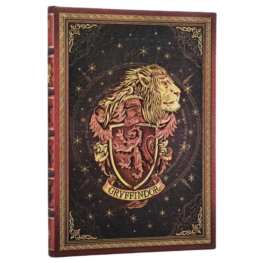 ノートブック 正規品 paperblanks ペーパーブランクス MIDI ハードカバー 罫線 ハリーポッター コレクション ミディ グリフィンドール ノート | paperblanks