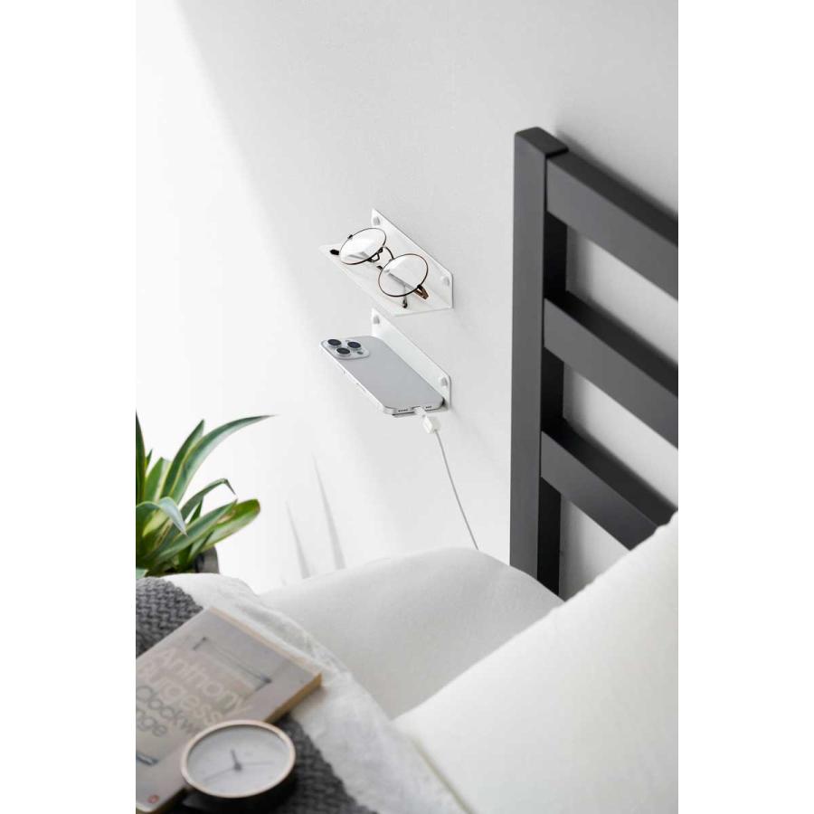 眼鏡置き 山崎実業 正規品 tower タワー 壁付けメガネラック 10446 ホワイト | tower | 04