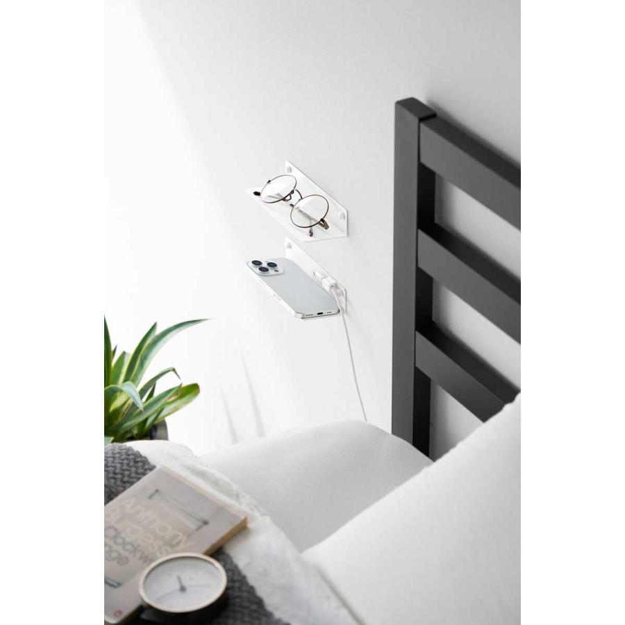 眼鏡置き 山崎実業 正規品 tower タワー 壁付けメガネラック 10446 ホワイト | tower | 05