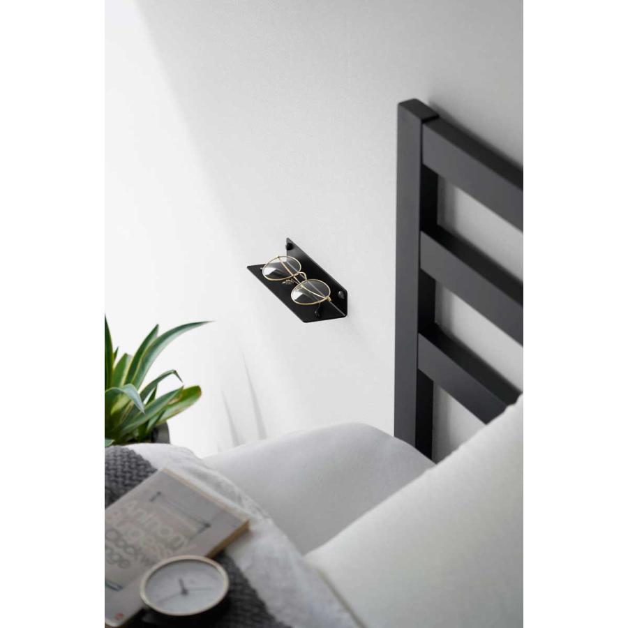 眼鏡置き 山崎実業 正規品 tower タワー 壁付けメガネラック 10447 ブラック | tower | 03