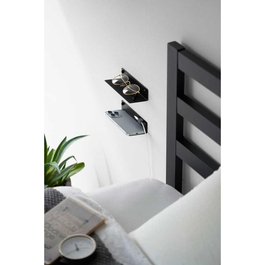 眼鏡置き 山崎実業 正規品 tower タワー 壁付けメガネラック 10447 ブラック | tower | 05