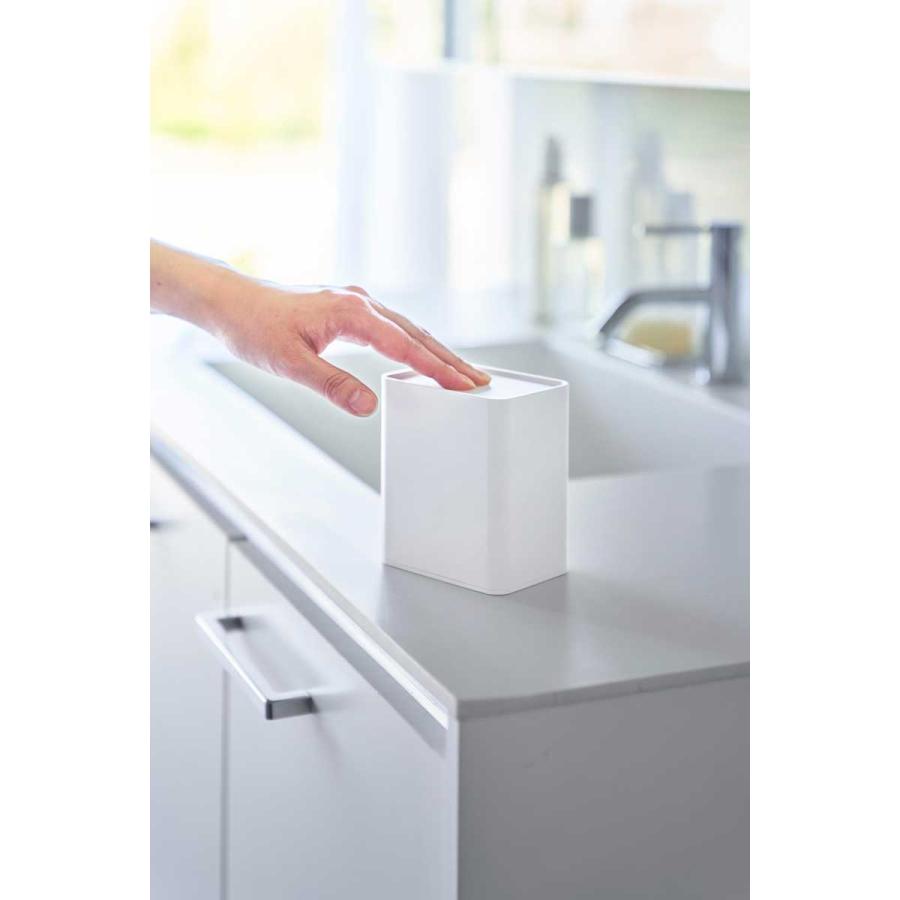 綿棒ケース 山崎実業 正規品 tower タワー ポップアップ式綿棒ケース ケア用品  10284 ホワイト | tower | 04