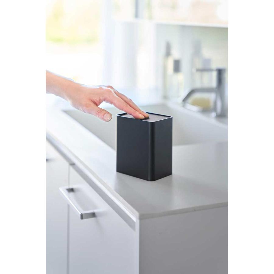 綿棒ケース 山崎実業 正規品 tower タワー ポップアップ式綿棒ケース ケア用品  10285 ブラック | tower | 04