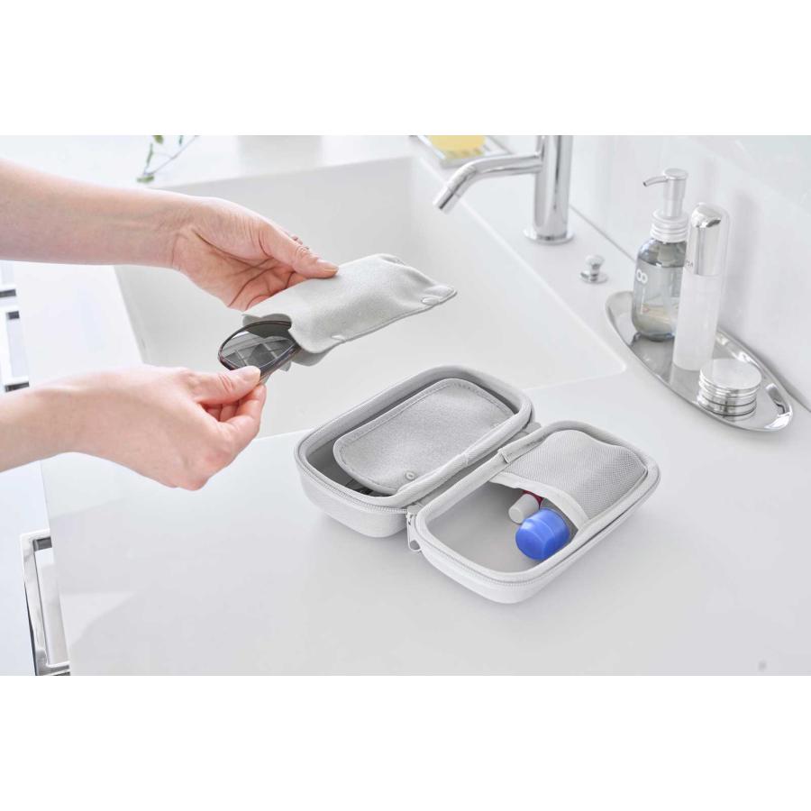 メガネケース 山崎実業 正規品 tower タワー メガネとコンタクトレンズ用品が収納できるメガネケース サングラスケース  10438 ライトグレー | tower | 06