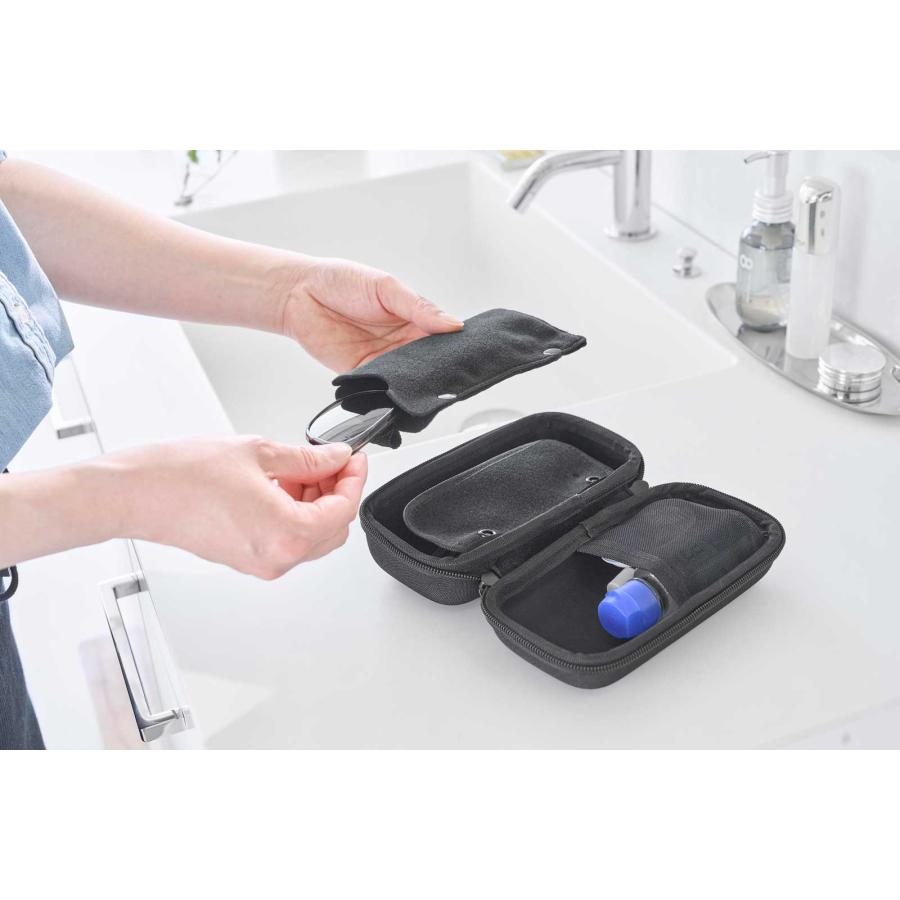 メガネケース 山崎実業 正規品 tower タワー メガネとコンタクトレンズ用品が収納できるメガネケース サングラスケース  10439 ブラック | tower | 06