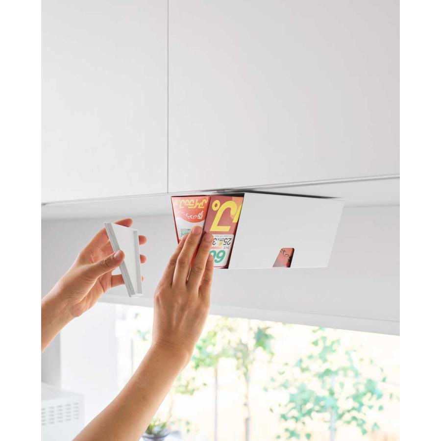 アイラップケース 山崎実業 正規品 tower タワー 戸棚下プラスチックバッグケース アイラップホルダー  10252 ホワイト | tower | 04