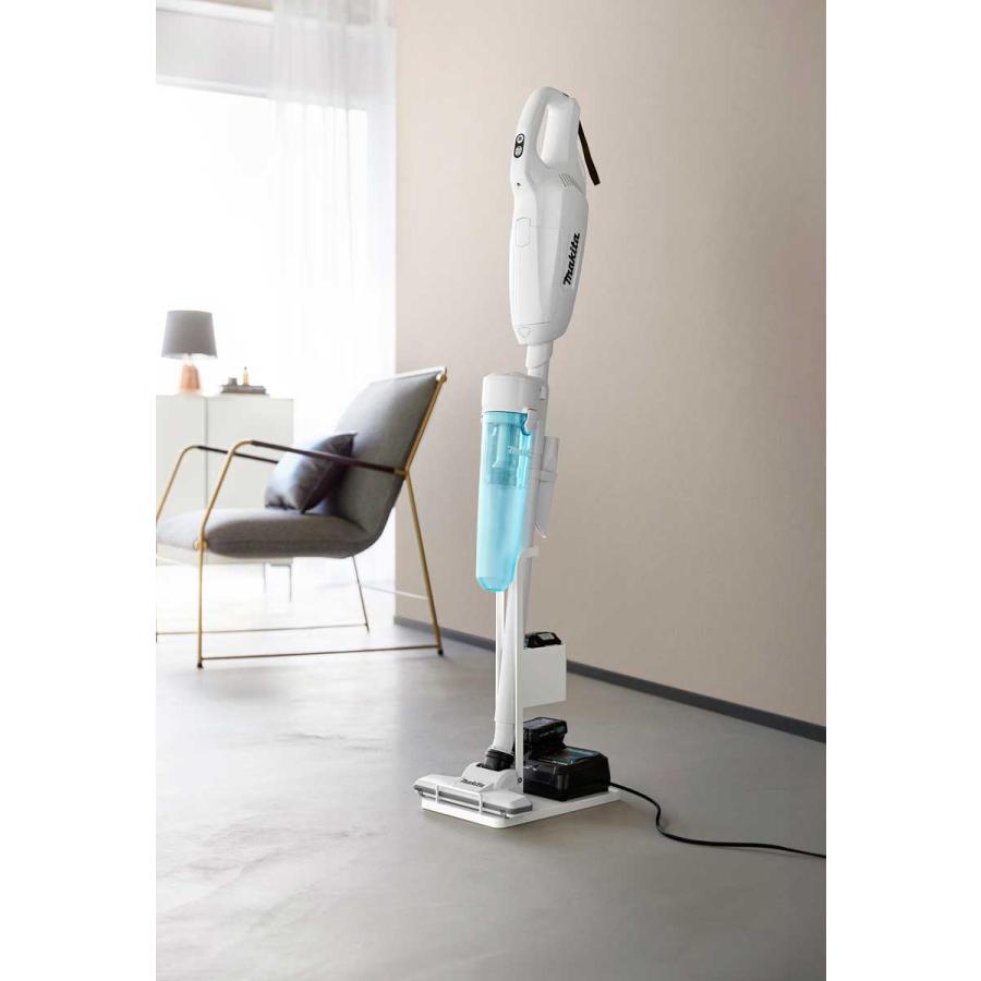 スティッククリーナースタンド 山崎実業 正規品 tower タワー スティッククリーナー紙パック&充電器収納スタンド 掃除機スタンド  10260 ホワイト | tower | 03