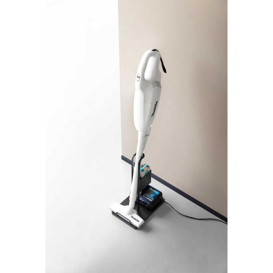 スティッククリーナースタンド 山崎実業 正規品 tower タワー スティッククリーナー紙パック&充電器収納スタンド 掃除機スタンド  10261 ブラック | tower | 04