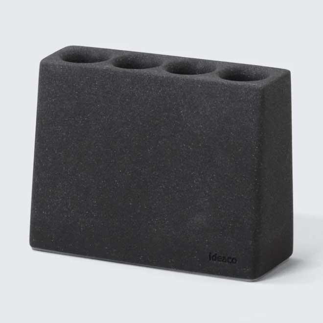 傘立て 正規品 ideaco イデアコ Umbrella Stand slim2 stone 傘たて 傘スタンド 4本挿し アンブレラスタンド スリム2 ストーンサンドブラック | 