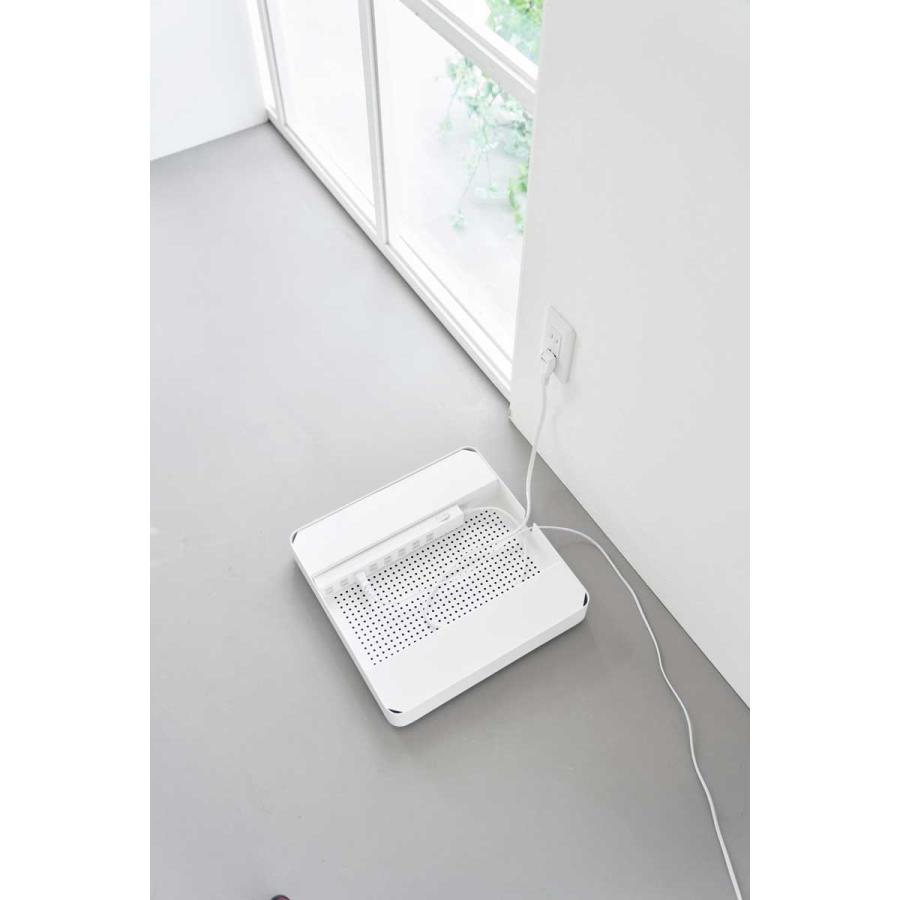 室内台車 山崎実業 正規品 tower タワー 収納付きスチール台車 部屋 インテリア  10350 ホワイト | tower | 06