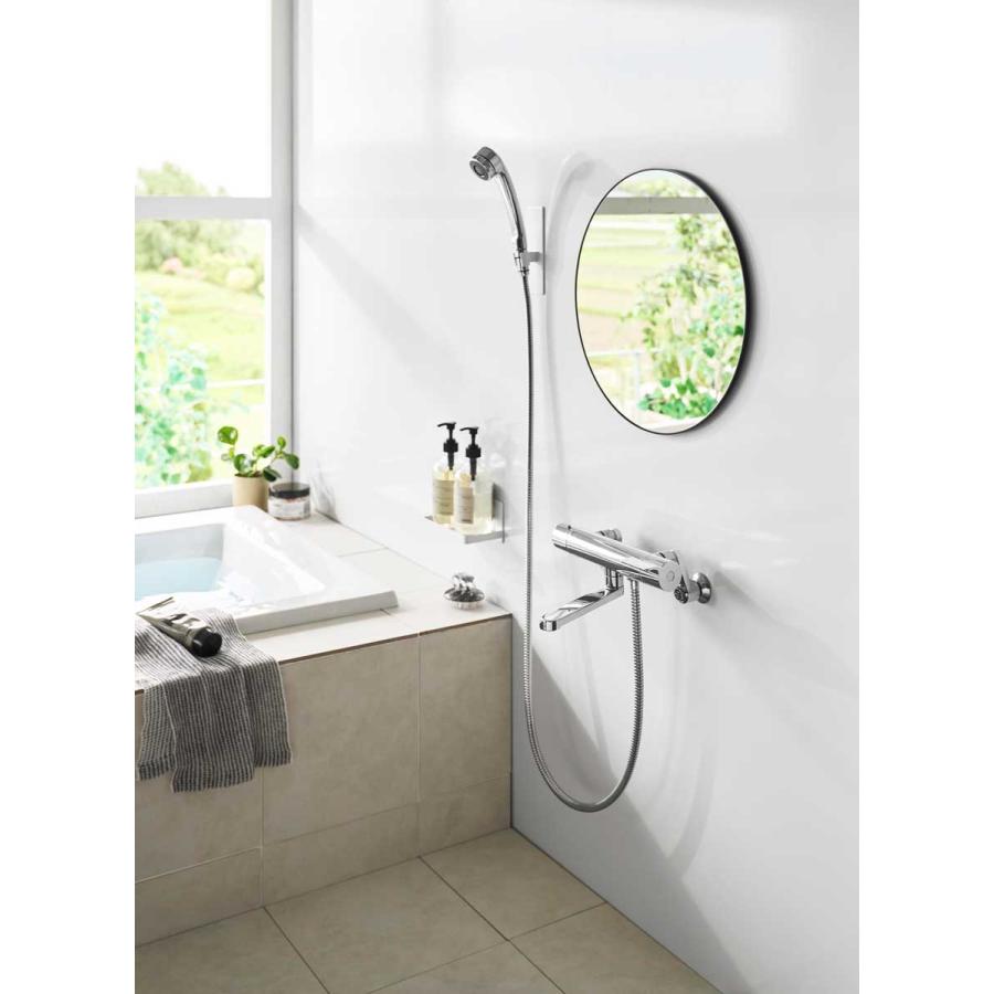 浴室ミラー 山崎実業 正規品 tower タワー マグネットバスルームミラー 丸型 42cm バスルームミラー  10178 ブラック | tower | 02