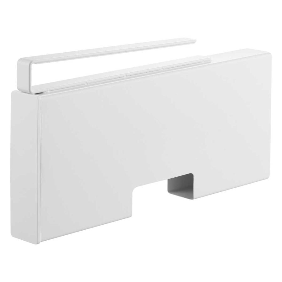 ポリ袋ストッカー 山崎実業 正規品 tower タワー 戸棚下ポリ袋収納ホルダー スリム M ポリ袋収納ケース  10250 ホワイト | tower | 01