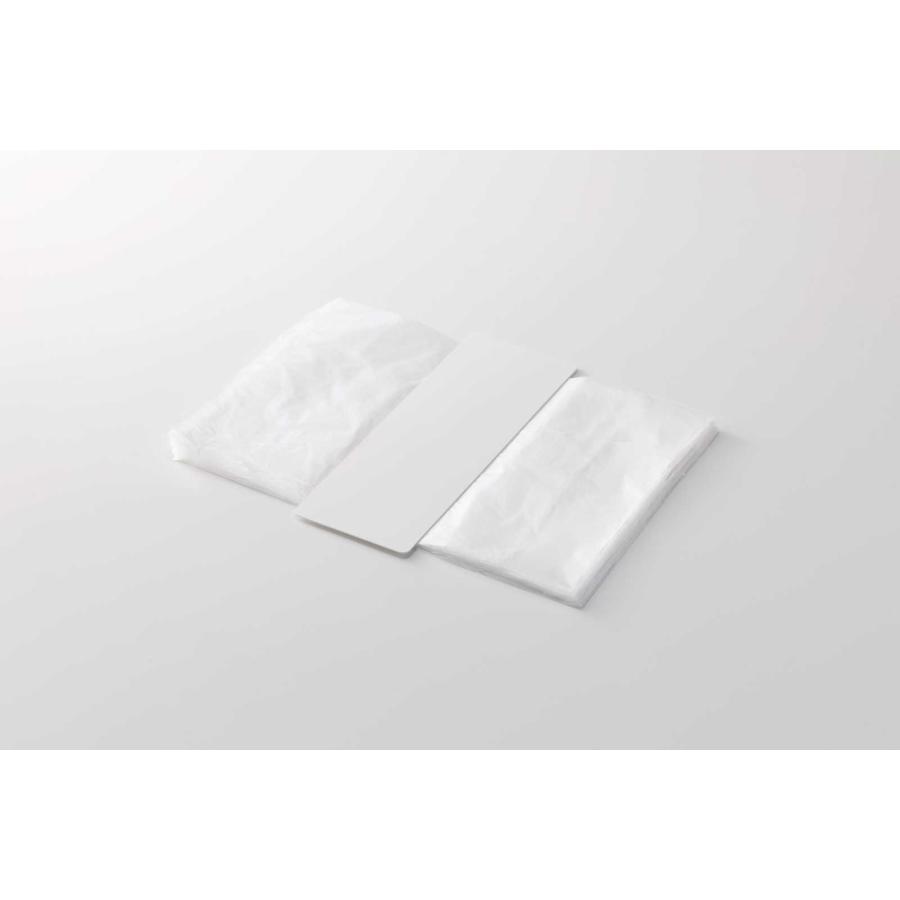 ポリ袋ストッカー 山崎実業 正規品 tower タワー 戸棚下ポリ袋収納ホルダー スリム M ポリ袋収納ケース  10250 ホワイト | tower | 05