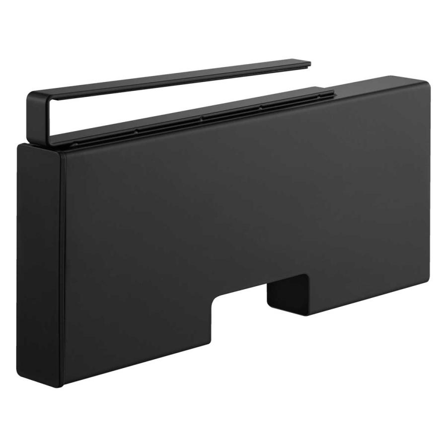 ポリ袋ストッカー 山崎実業 正規品 tower タワー 戸棚下ポリ袋収納ホルダー スリム M ポリ袋収納ケース  10251 ブラック | tower | 01