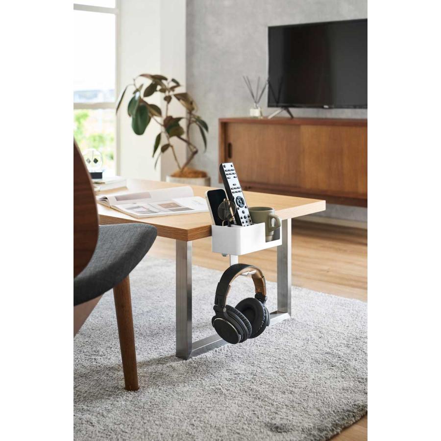 デスク収納ラック 山崎実業 正規品 tower タワー テーブル横マルチラック デスクトレー テーブル収納  10367 ホワイト | tower | 03