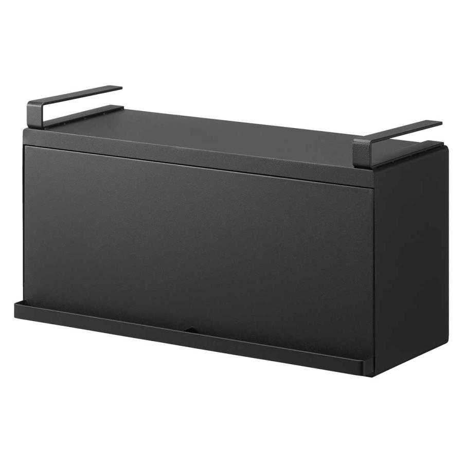 ブレッドケース 山崎実業 正規品 tower タワー 戸棚下ブレッドケース ブレッドボックス パンケース  10257 ブラック | tower | 01