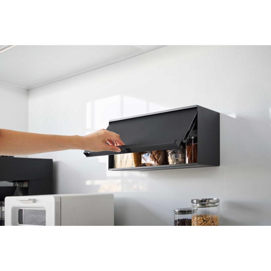 ブレッドケース 山崎実業 正規品 tower タワー マグネットブレッドケース ブレッドボックス パンケース  10259 ブラック | tower | 04