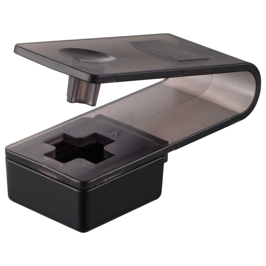 錠剤オープナー 山崎実業 正規品 tower タワー 押すだけ簡単マグネット錠剤オープナー 薬取り出し器  10433 ブラック | tower | 01