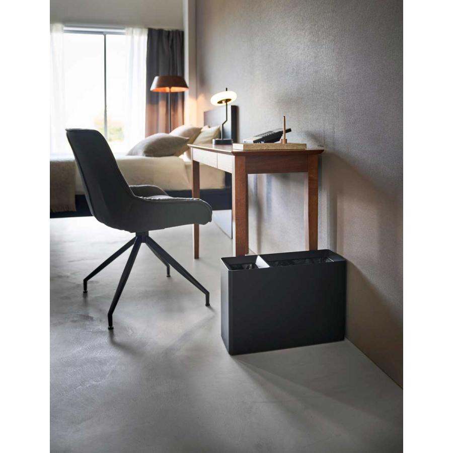 分別ゴミ箱 山崎実業 正規品 tower タワー スーパー・コンビニ弁当がそのまま入る分別ダストボックス ダストボックス ごみ箱  10355 ブラック | tower | 02