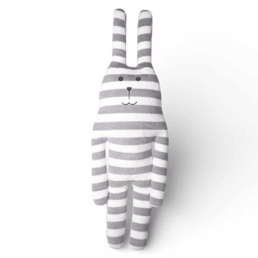抱きぐるみ 正規品 CRAFTHOLIC クラフトホリック 抱き枕クッション Lサイズ 抱き枕 クッション  GRAY BORDER RAB グレーボーダーラブ | 
