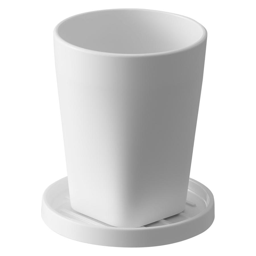 タンブラー 山崎実業 正規品 tower タワー タンブラー＆スタンキャップ グラス コップ  10817 ホワイト | tower | 01