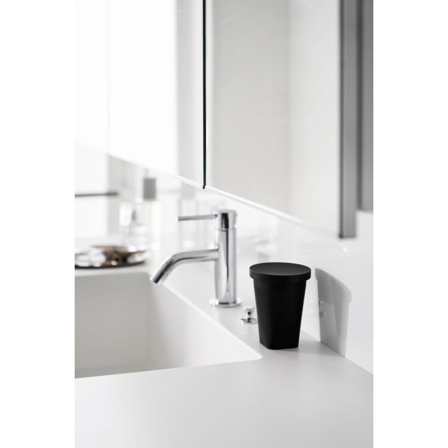 タンブラー 山崎実業 正規品 tower タワー タンブラー＆スタンキャップ グラス コップ  10818 ブラック | tower | 03