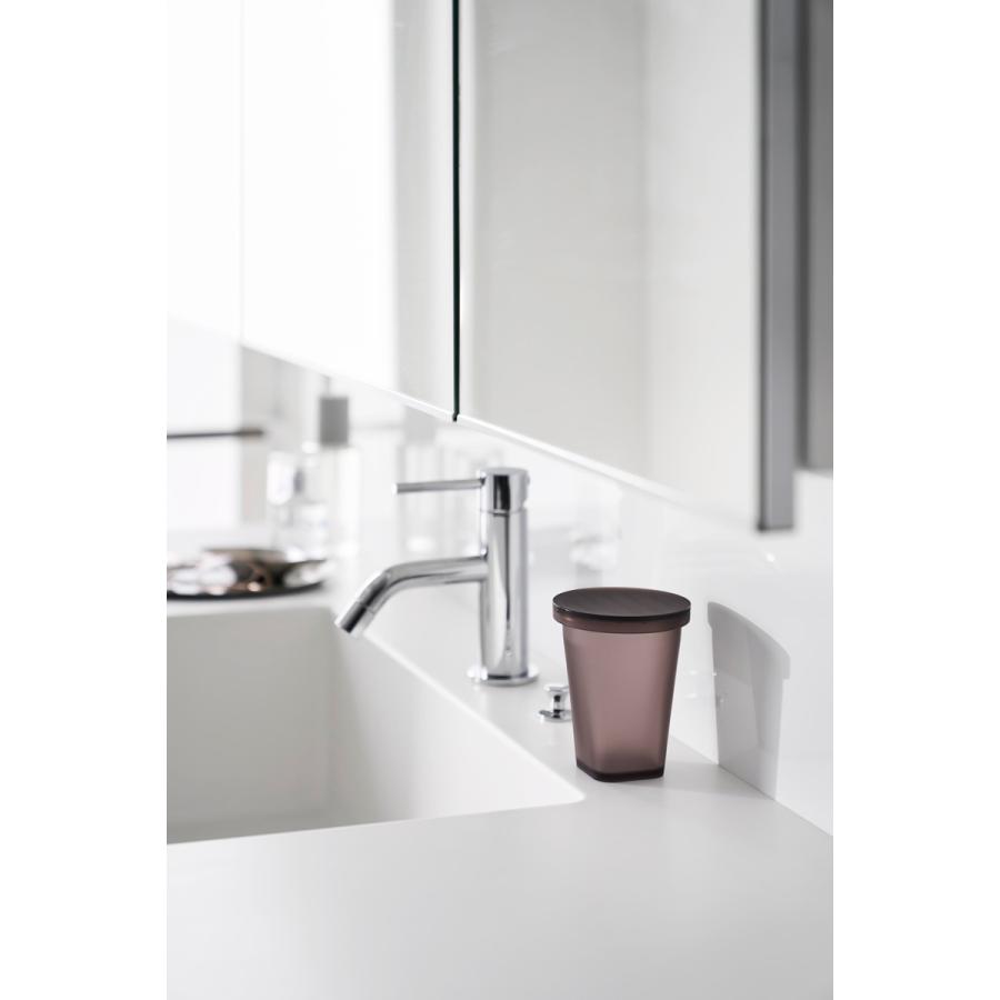 タンブラー 山崎実業 正規品 tower タワー タンブラー＆スタンキャップ グラス コップ  10820 クリアブラック | tower | 03