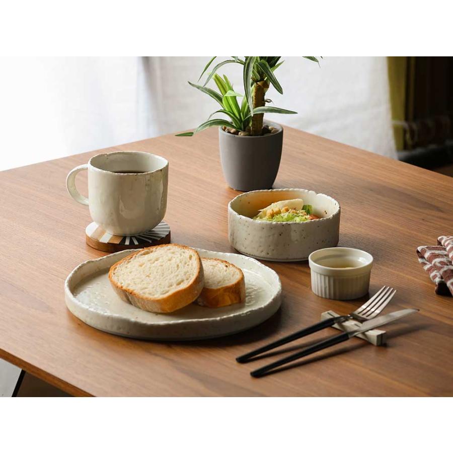 プレート 皿 アデペシュ a.depeche circle plate M 陶器 フワリ サークル プレート 中皿 ホワイト |  | 03