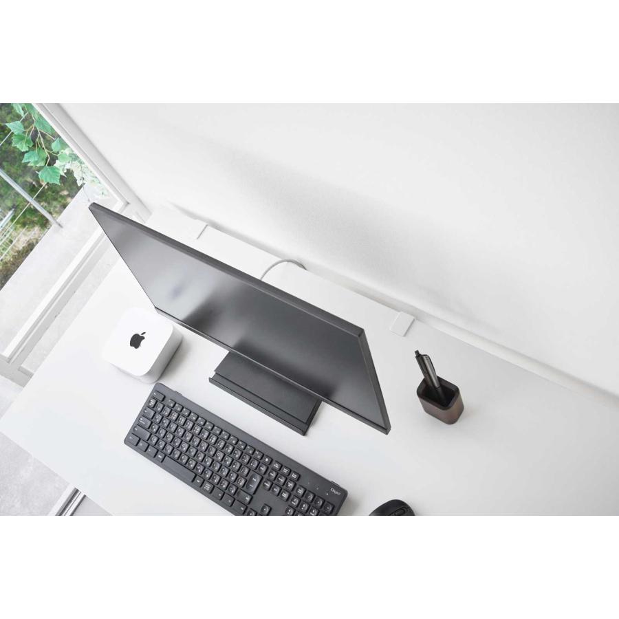 ケーブルトレー 山崎実業 正規品 smart スマート 伸縮デスク下ケーブルトレー ケーブル収納  10416 ホワイト | 山崎実業 | 07