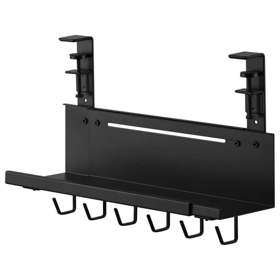 ケーブルトレー 山崎実業 正規品 smart スマート 伸縮デスク下ケーブルトレー ケーブル収納  10417 ブラック | 山崎実業 | 01