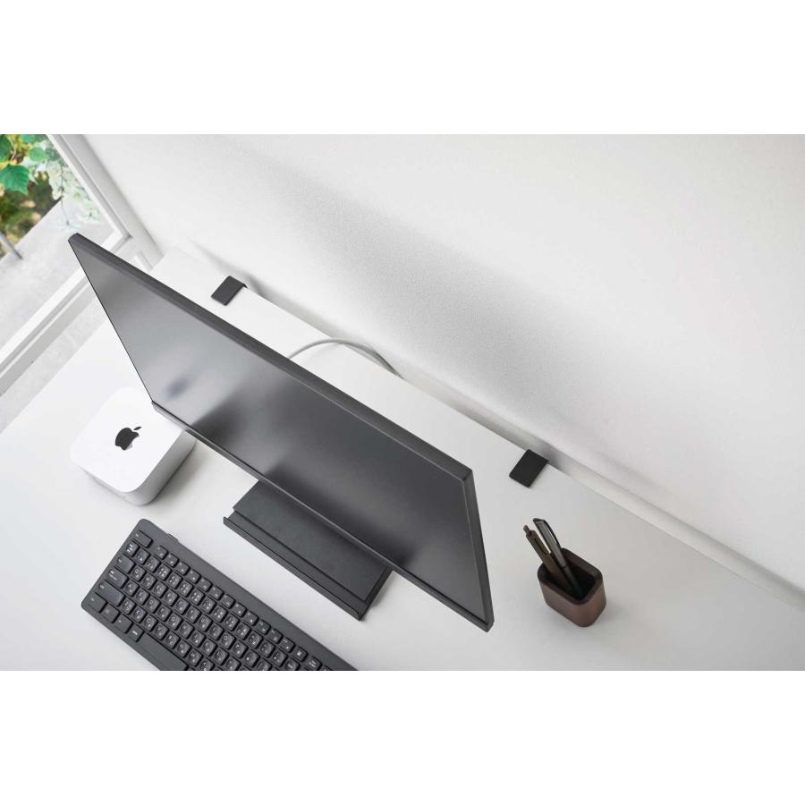 ケーブルトレー 山崎実業 正規品 smart スマート 伸縮デスク下ケーブルトレー ケーブル収納  10417 ブラック | 山崎実業 | 07