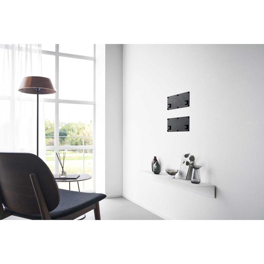 テレビ壁掛け金具 山崎実業 正規品 smart スマート 壁付けテレビホルダー 壁掛けテレビ  10495 ブラック | 山崎実業 | 03