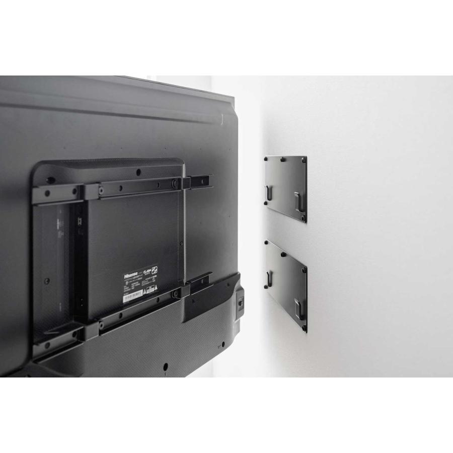 テレビ壁掛け金具 山崎実業 正規品 smart スマート 壁付けテレビホルダー 壁掛けテレビ  10495 ブラック | 山崎実業 | 04