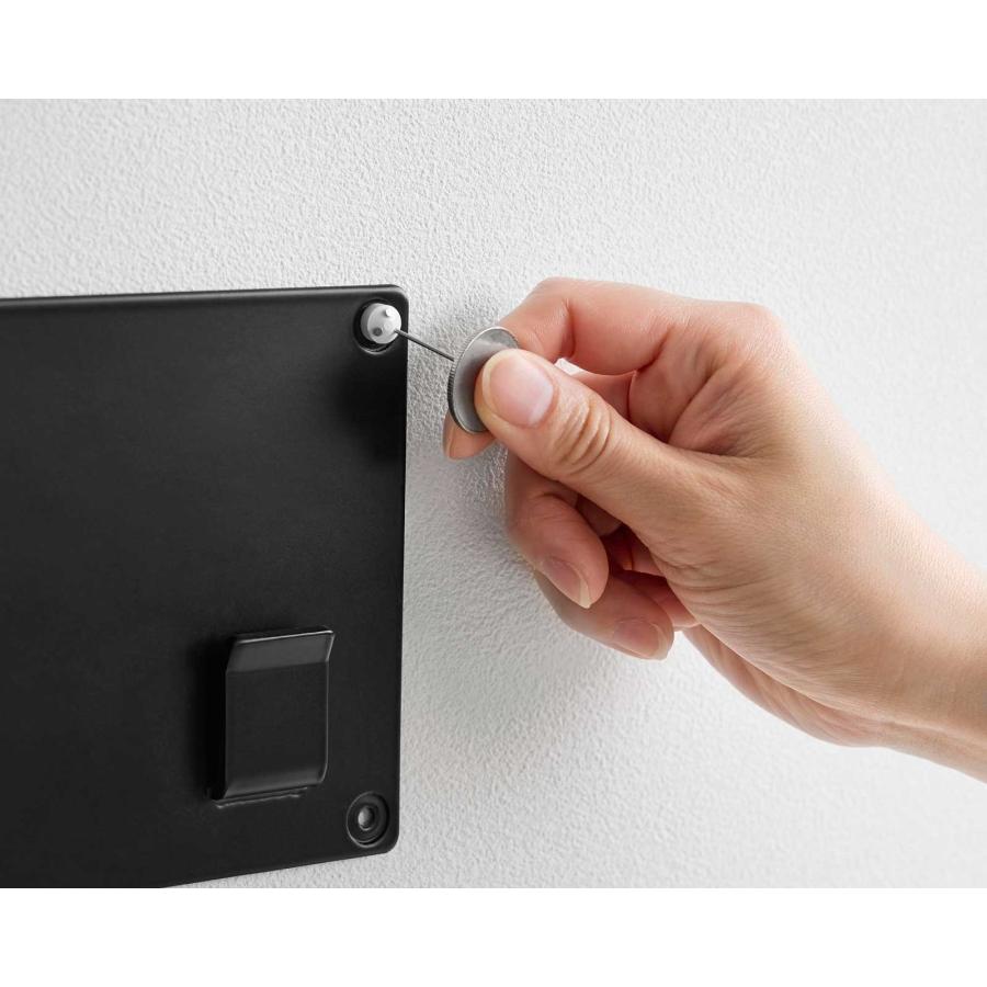 テレビ壁掛け金具 山崎実業 正規品 smart スマート 壁付けテレビホルダー 壁掛けテレビ  10495 ブラック | 山崎実業 | 07