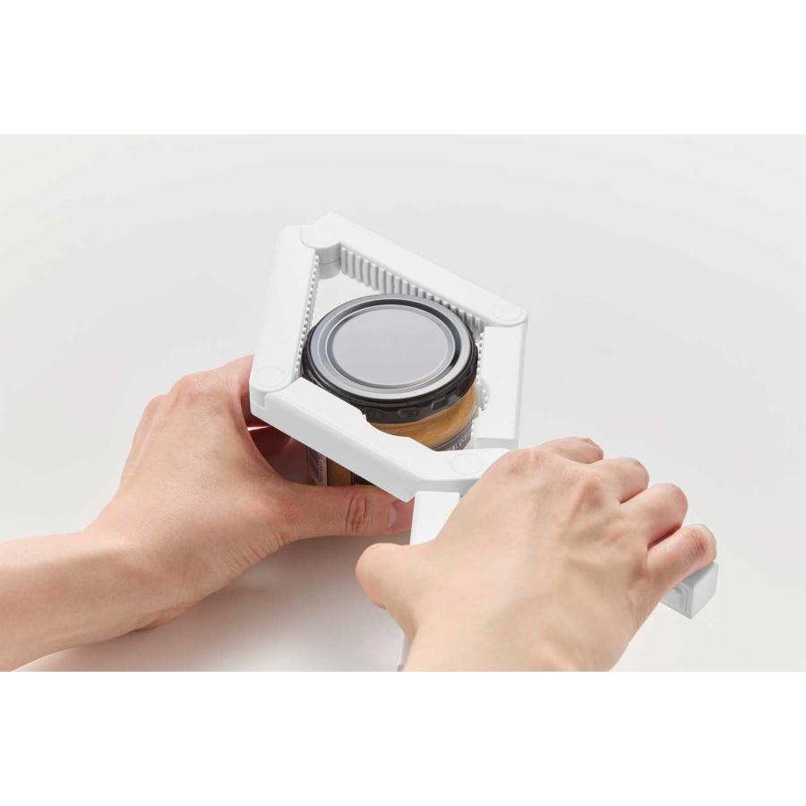 キャップオープナー 山崎実業 正規品 tower タワー 軽い力で開けられるマグネットキャップオープナー 便利グッズ  10430 ホワイト | tower | 04