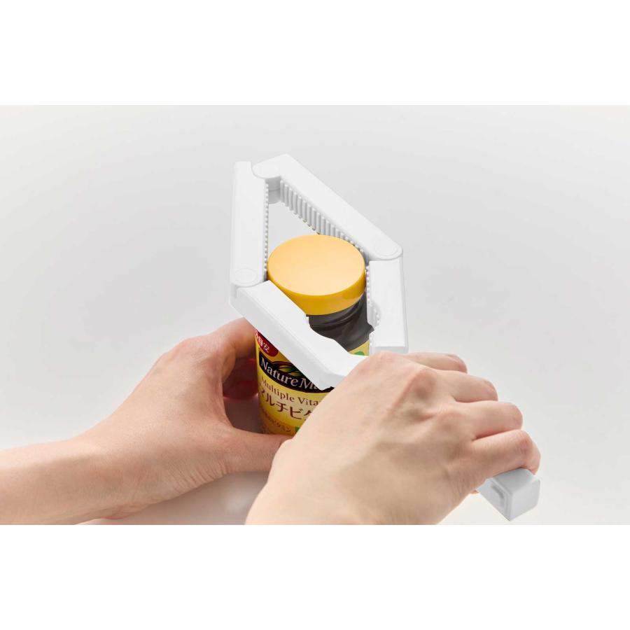 キャップオープナー 山崎実業 正規品 tower タワー 軽い力で開けられるマグネットキャップオープナー 便利グッズ  10430 ホワイト | tower | 05