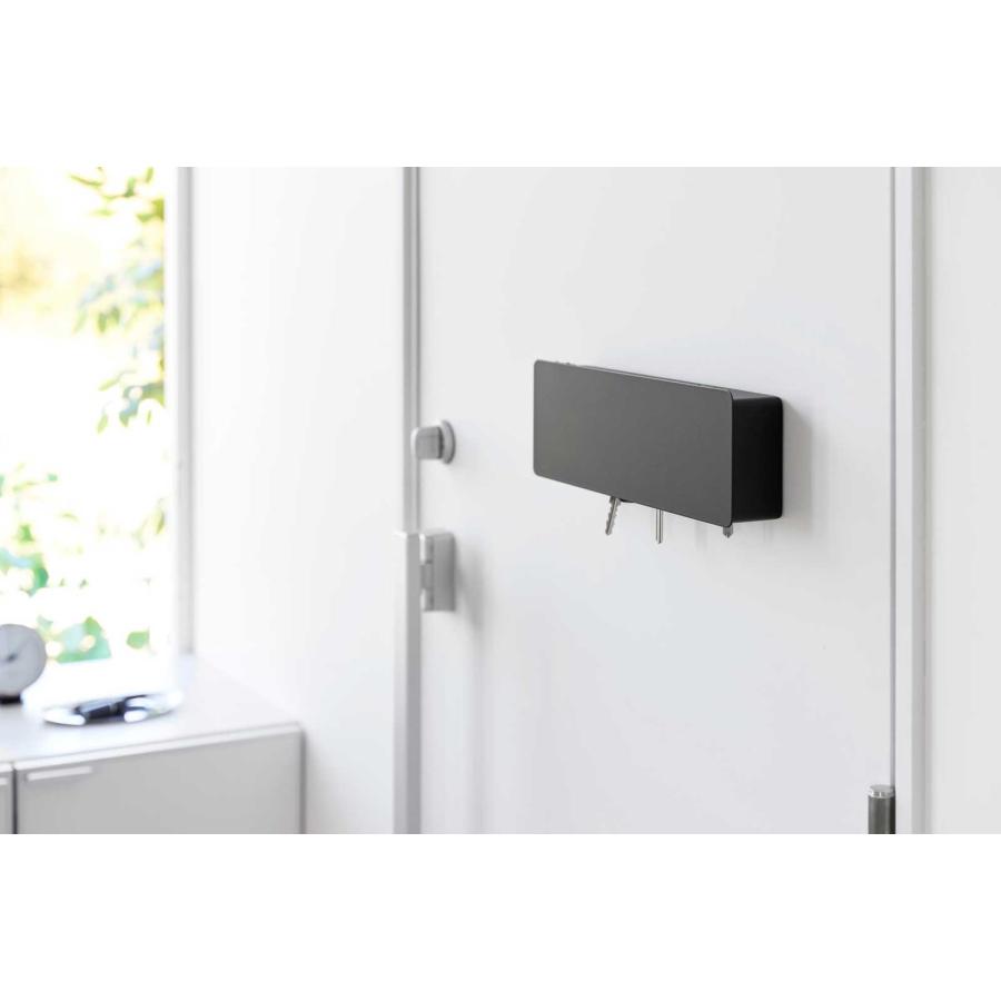 キーフック 山崎実業 正規品 tower タワー マグネットキーフック ロング キーボックス キーケース  10343 ブラック | tower | 02