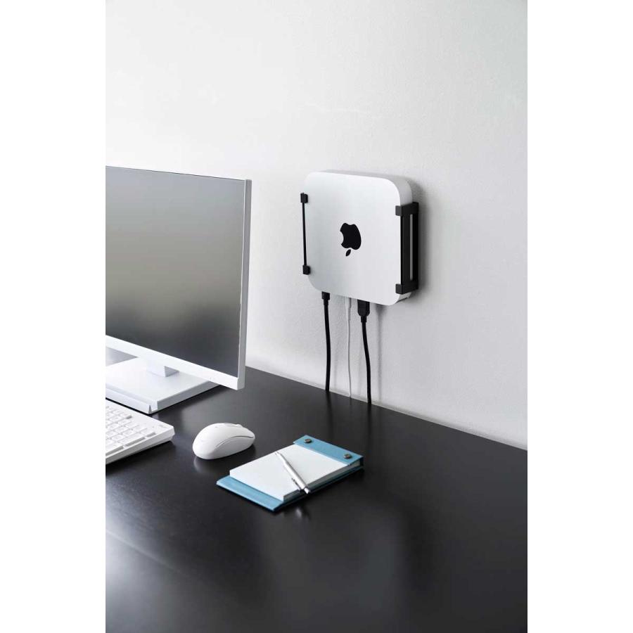 PC収納ラック 山崎実業 正規品 smart スマート スリーウェイ小型PC収納ラック S PCラック  10421 ブラック | 山崎実業 | 05