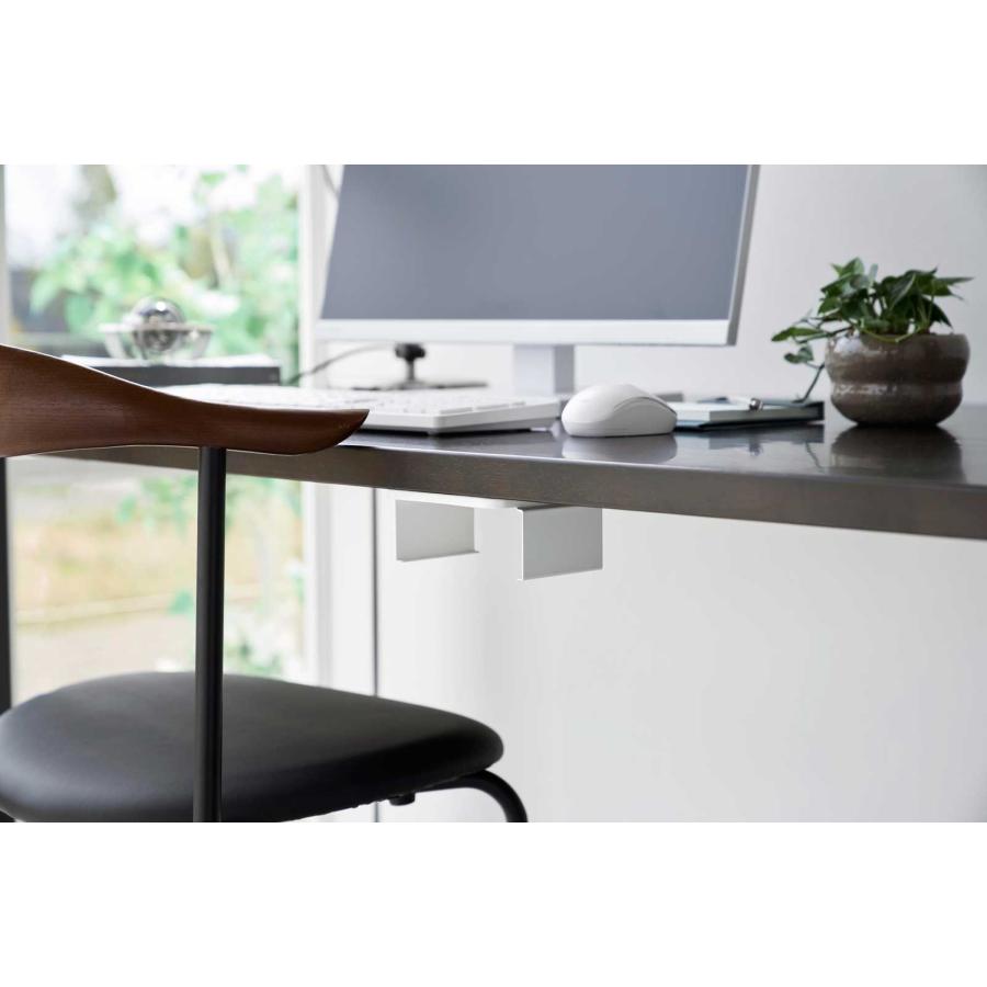 PC収納ラック 山崎実業 正規品 smart スマート スリーウェイ小型PC収納ラック XS PCラック  10422 ホワイト | 山崎実業 | 02