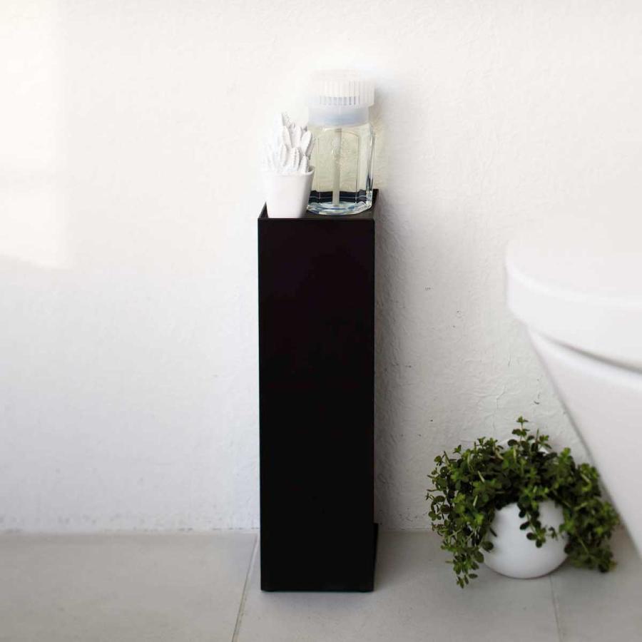 トイレットペーパー収納 山崎実業 正規品 tower タワー トイレットペーパーホルダー トイレ収納用品  7851 ブラック | tower