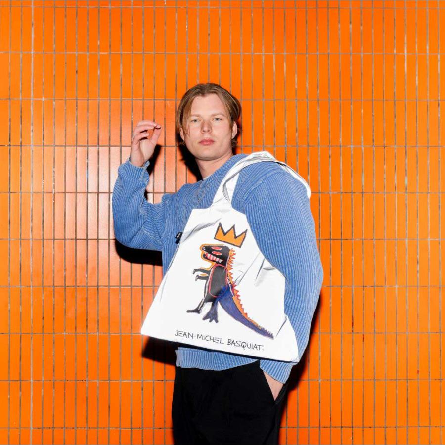 折りたたみトートバッグ LOQI ローキー Reflective Bag リフレクティブバッグ JEAN-MICHEL BASQUIAT ジャン=ミッシェル・バスキア/ペッツ・ディスペンサー | LOQI | 01