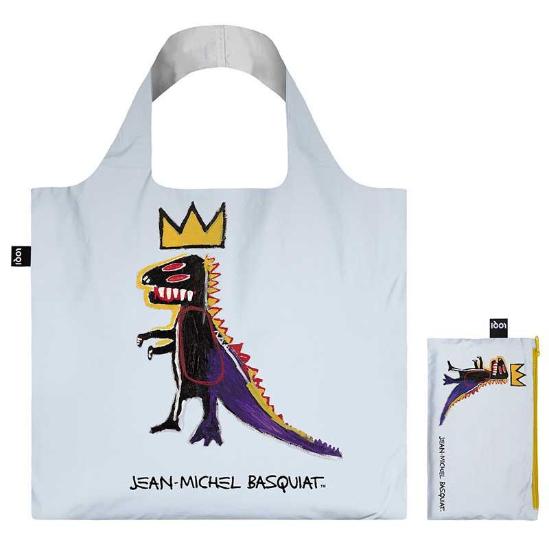 折りたたみトートバッグ LOQI ローキー Reflective Bag リフレクティブバッグ JEAN-MICHEL BASQUIAT ジャン=ミッシェル・バスキア/ペッツ・ディスペンサー | LOQI | 02