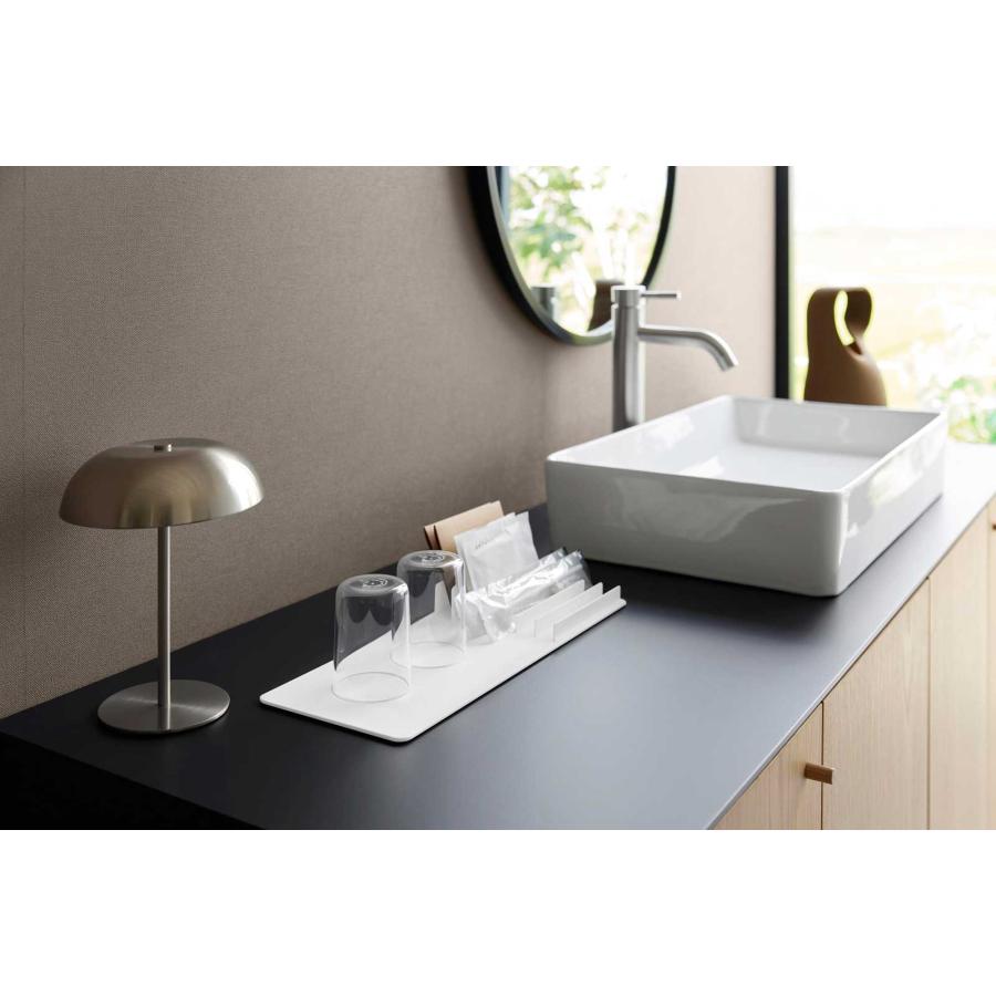 ホテルライク 山崎実業 正規品 tower タワー 収納スタンド付きトレー ラグジュアリー  10797 ホワイト | tower | 02