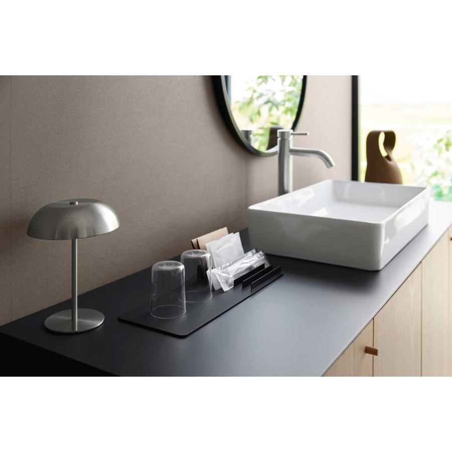 ホテルライク 山崎実業 正規品 tower タワー 収納スタンド付きトレー ラグジュアリー  10798 ブラック | tower | 02