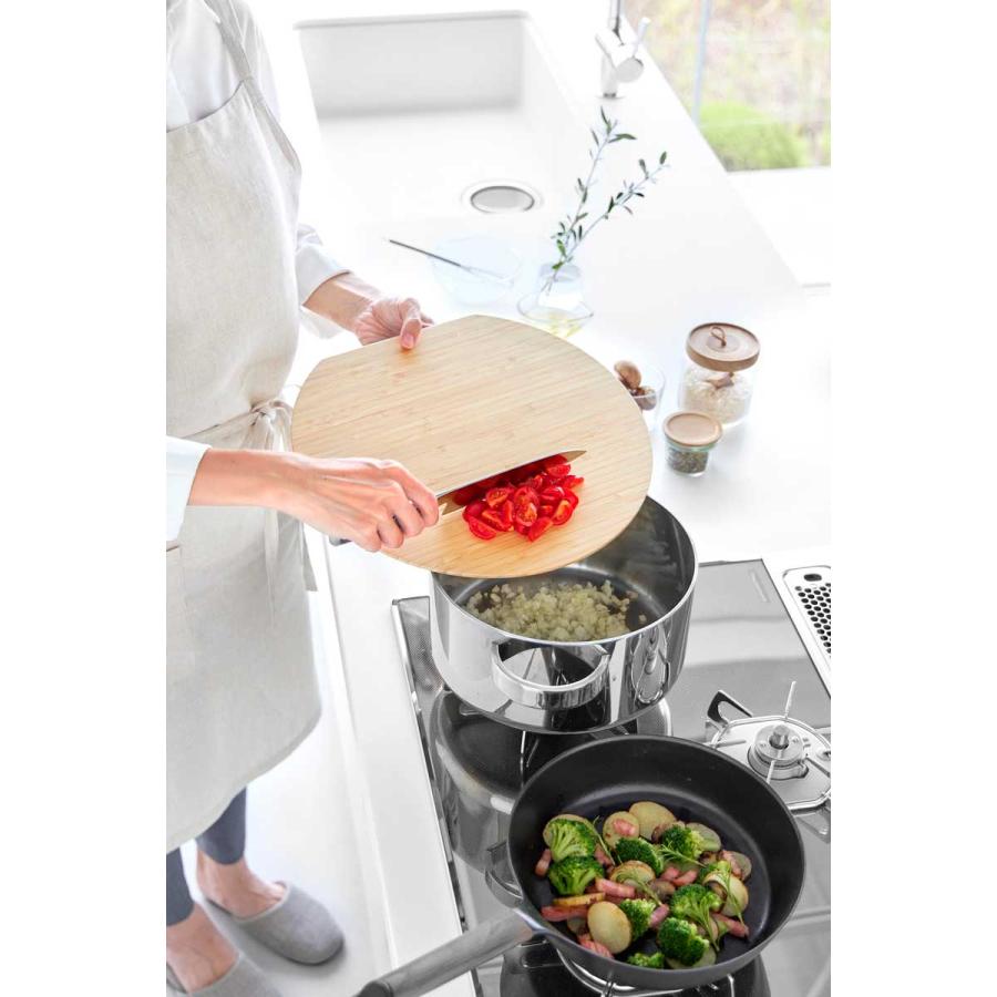 まな板 山崎実業 正規品 tosca トスカ まな板 丸型 L カッティングボード  10647 | 山崎実業 | 04