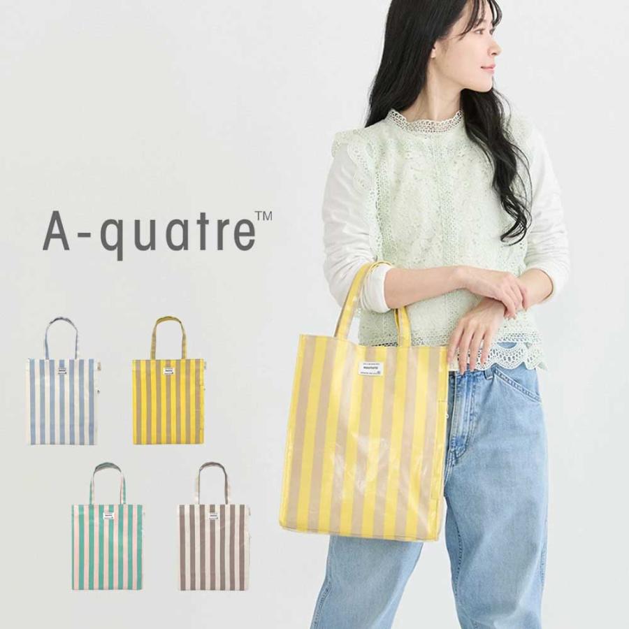 2026新作 トートバッグ 正規品 ROOTOTE ルートート EU.アーキャトル.ラミネート-W トート バッグ A-quatre 3529 イエロー・ベージュ | ROOTOTE | 01