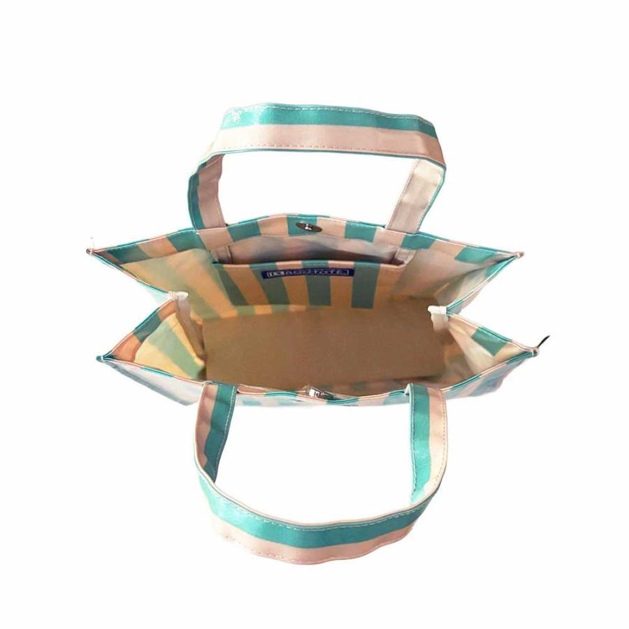 2026新作 トートバッグ 正規品 ROOTOTE ルートート EU.アーキャトル.ラミネート-W トート バッグ A-quatre 3529 ピンク・ミント | ROOTOTE | 04