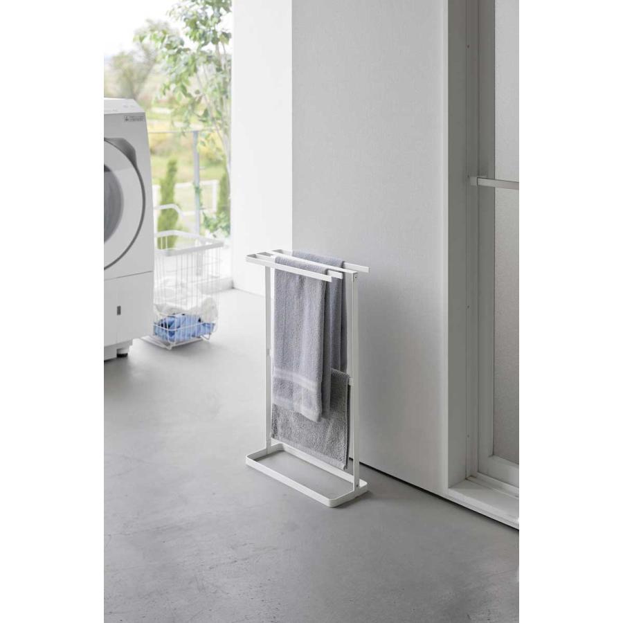 タオルハンガー 山崎実業 正規品 tower タワー 横から掛けられるタオルハンガー タオルラック タオル掛け  10549 ホワイト | tower | 02
