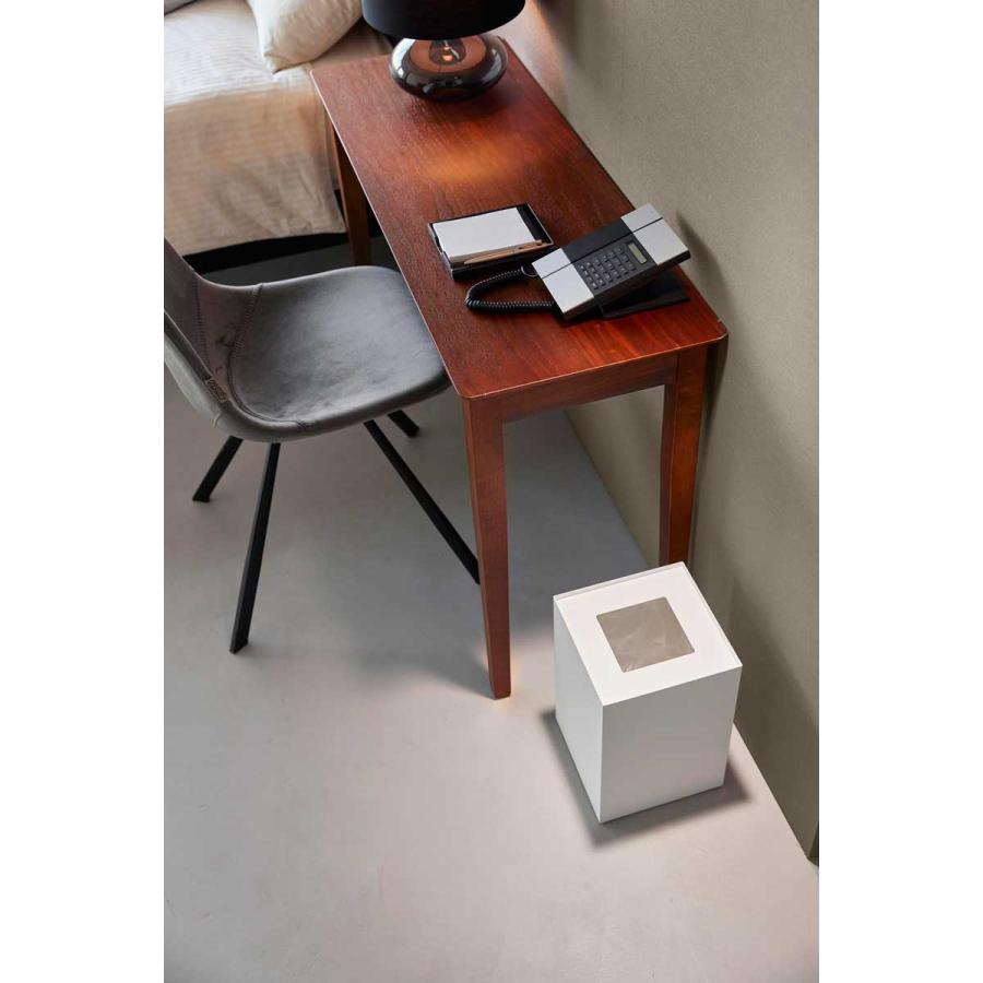 ゴミ箱 山崎実業 正規品 tower タワー 蓋付きトラッシュカン 角型 14L ダストボックス ごみ箱  10596 ホワイト | tower | 02