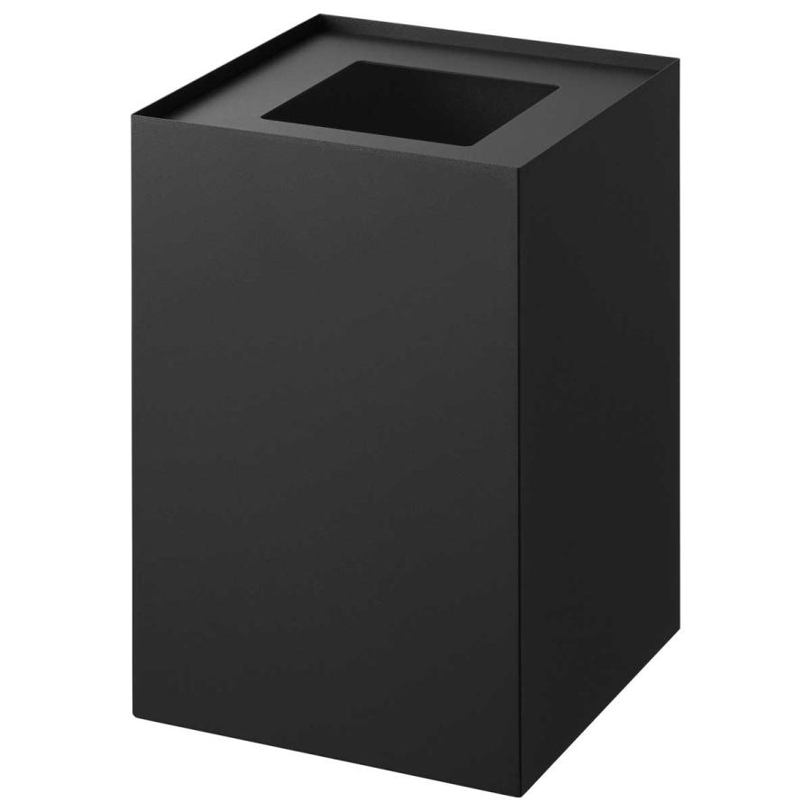 ゴミ箱 山崎実業 正規品 tower タワー 蓋付きトラッシュカン 角型 14L ダストボックス ごみ箱  10597 ブラック | tower | 01